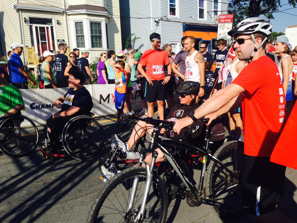 More than 600 runners took part in the 30th annual Navy 10k race in Halifax on Sunday.