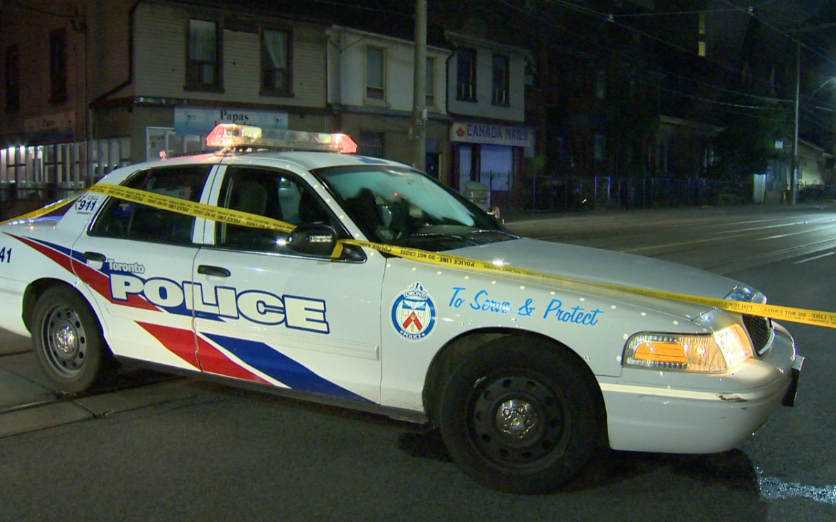 Police investigate a fatal shooting on Aug. 19, 2015.