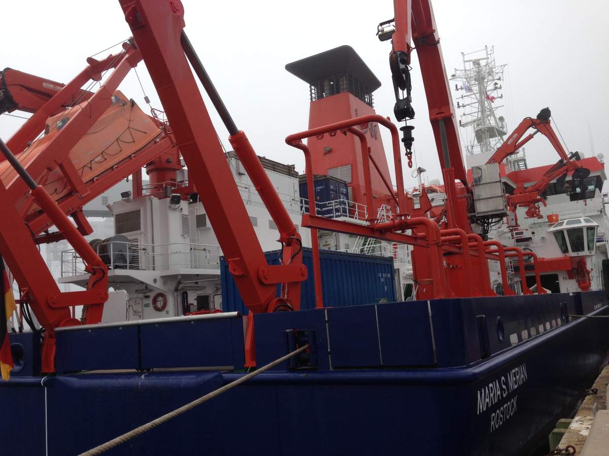 The Maria S. Merian will be docked in Halifax until next week.