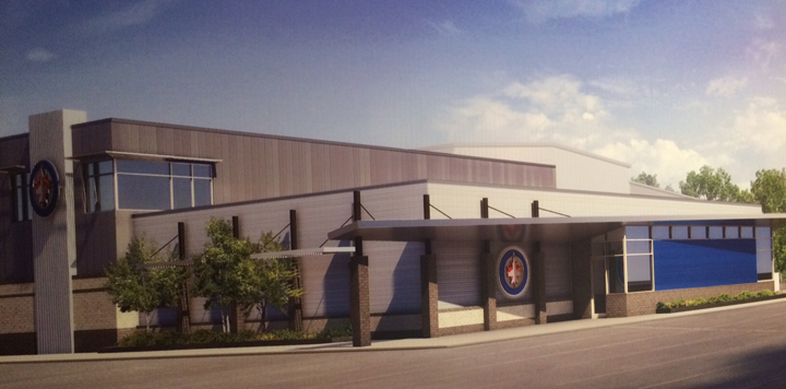 MTS Iceplex expansion drawing