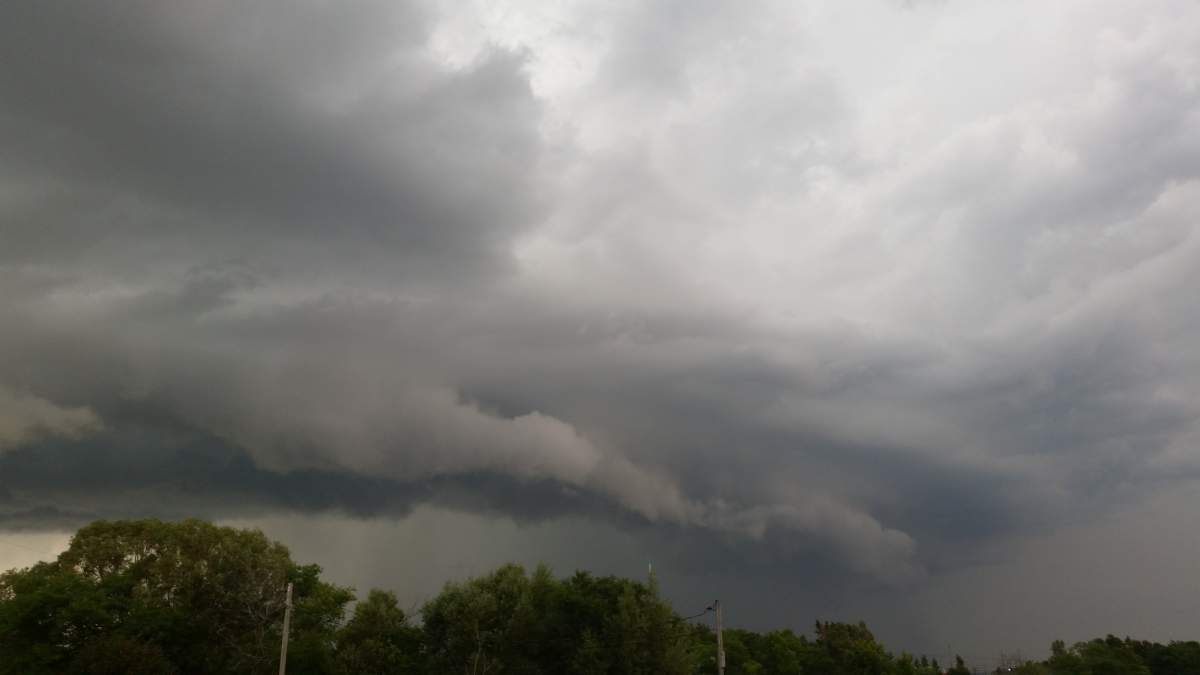 Natalie Hebert snapped this photo near Ste. Anne Friday evening around 5:30 p.m.