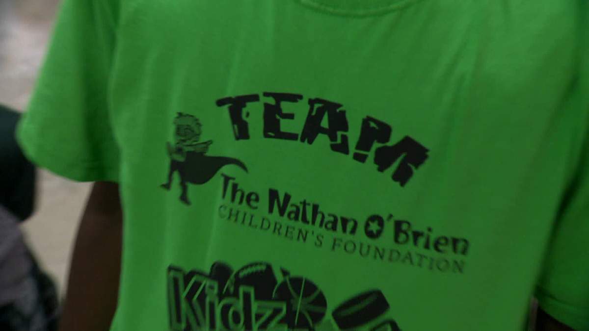 The first annual Nathan O'Brien Sports Decathlon got underway in Springbank, just west of Calgary Saturday. 