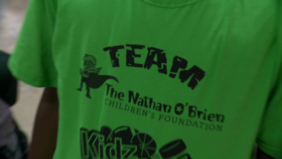 The first annual Nathan O'Brien Sports Decathlon got underway in Springbank, just west of Calgary Saturday. 