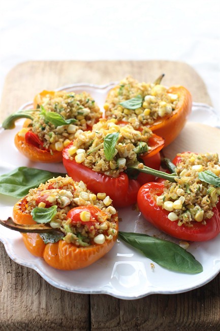 Ditch rice go with a new grain for better stuffed peppers