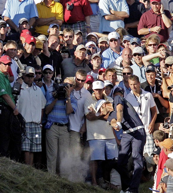 Bunker where Johnson grounded club covered for PGA