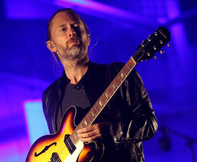  In this Oct. 6, 2013, file photo, Thom Yorke performs at the 2013 Austin City Limits Music Festival in Austin, Texas.
