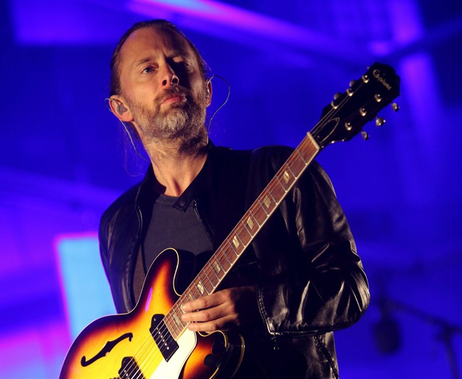  In this Oct. 6, 2013, file photo, Thom Yorke performs at the 2013 Austin City Limits Music Festival in Austin, Texas.