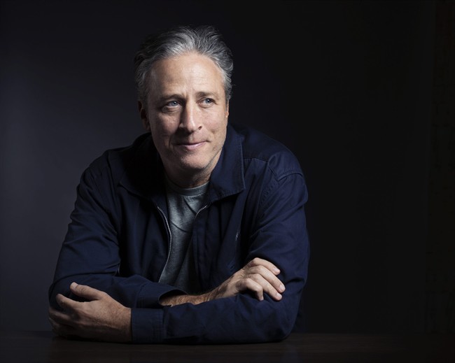 Jon Stewart poses for a portrait in this Nov. 7, 2014 file photo.