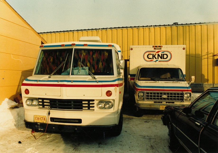 The old CKND mobile units. 