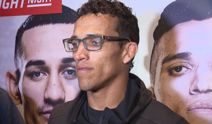 UFC featherweight Charles Oliveira cleared to go home after injury at Fight Night 74 at Saskatoon's SaskTel Centre.