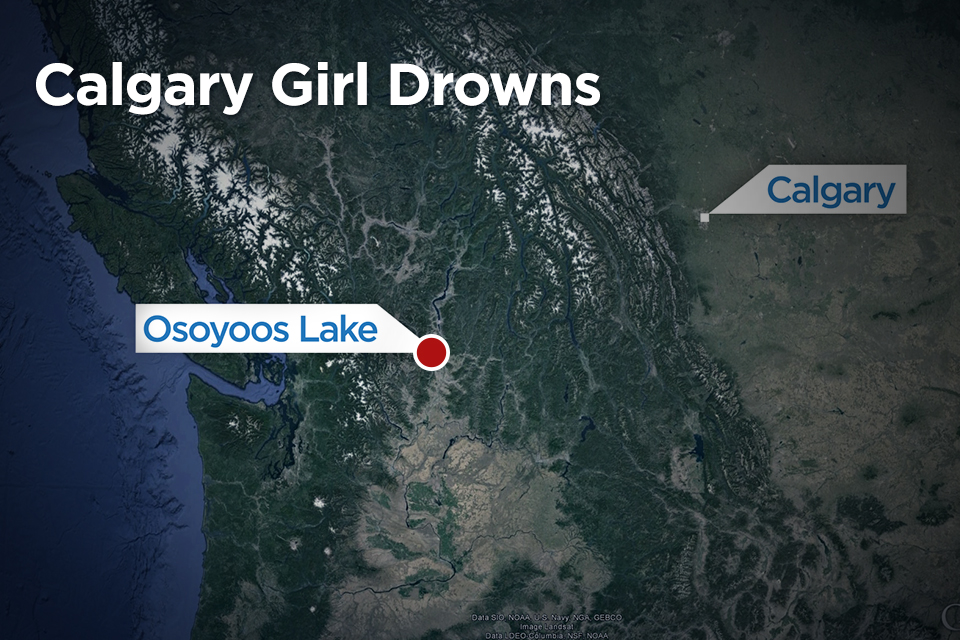 A 12-year-old girl from Calgary drowned in Osoyoos Lake in B.C. on Aug. 17.