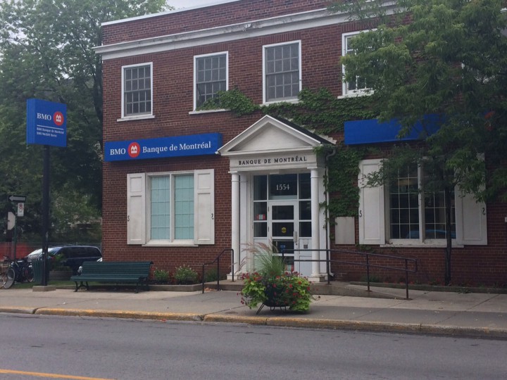 The BMO bank in Outremont where a man was attacked, Thursday, August 20, 2015.