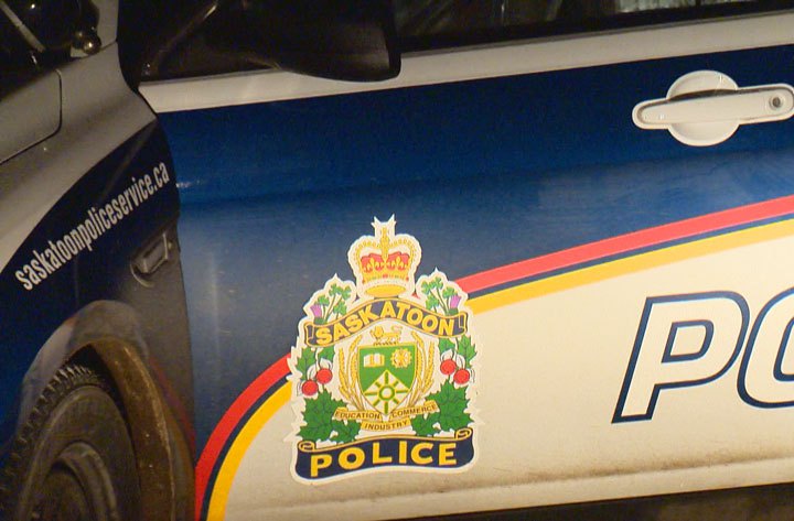 Saskatoon police chase down man allegedly in possession of drugs and weapons in the Westmount neighbourhood Saturday night.