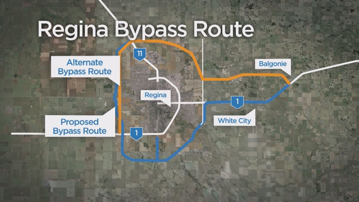 Regina Bypass Maps