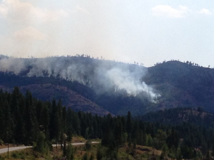 Rock Creek fire  on Monday, August 17, 2015.