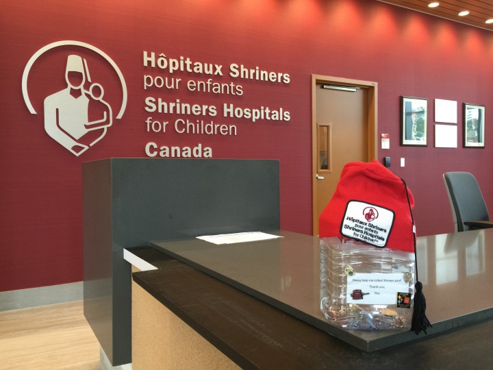 Inside the Shriners Hospitals for Children in Montreal, Thursday, August 20, 2015.