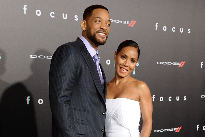 Will Smith and Jada Pinkett Smith, pictured in February 2015.