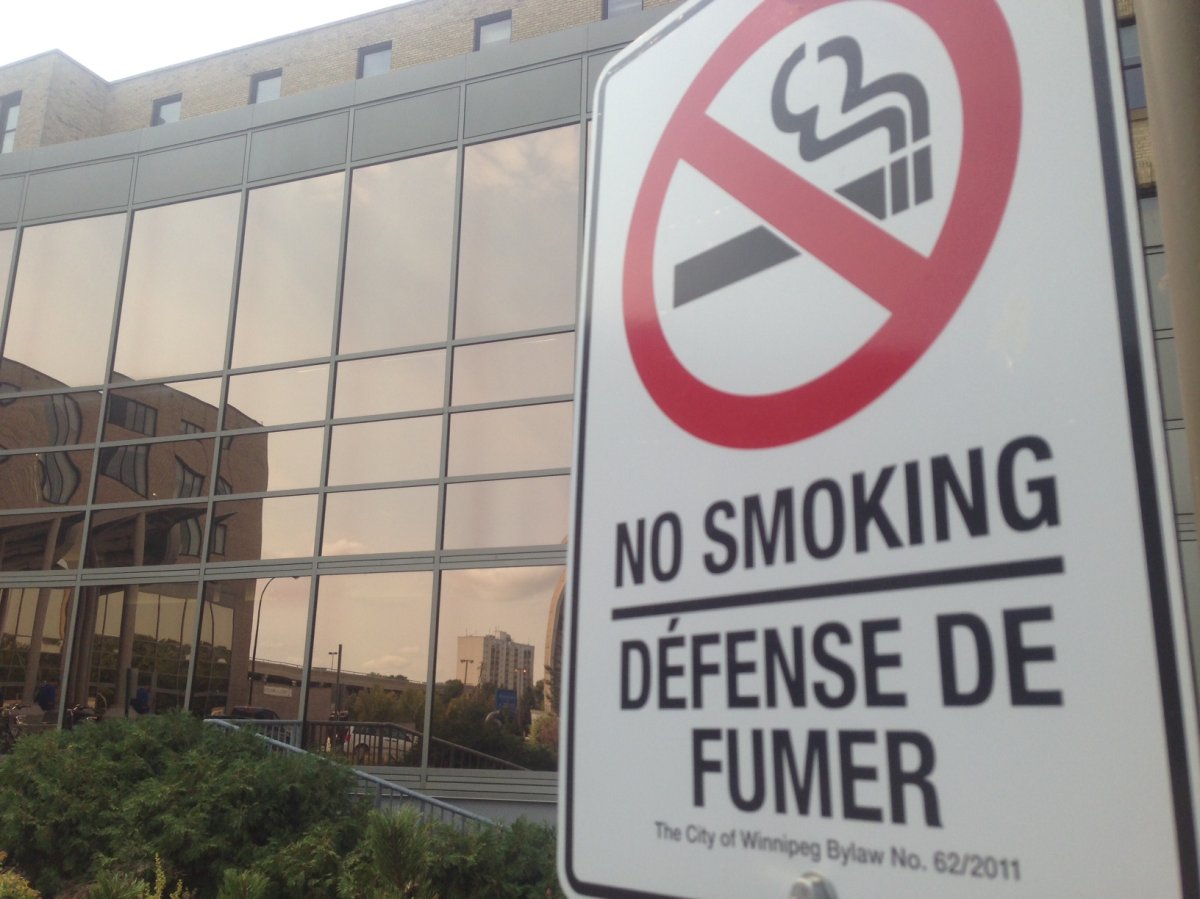 Smokers ignore signs at Winnipeg hospital, frustrate family of patient - image