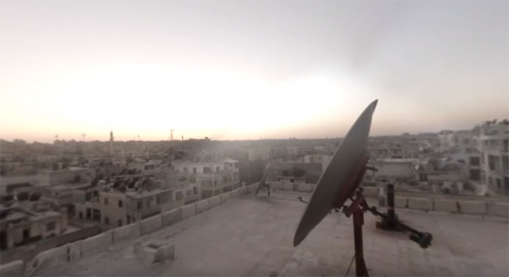 Virtual reality gives a 360-degree view inside war-torn streets of Syria - image