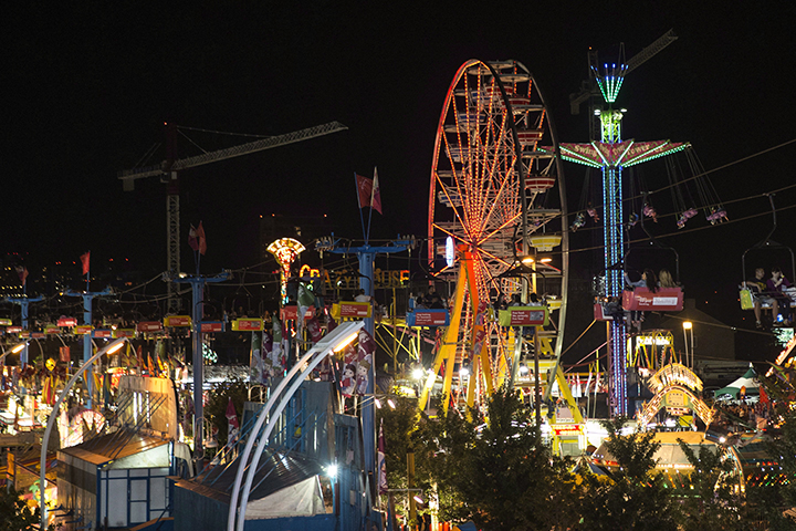 A general view of the Canadian National Exhibition in Toronto on Saturday, August 23, 2014. 