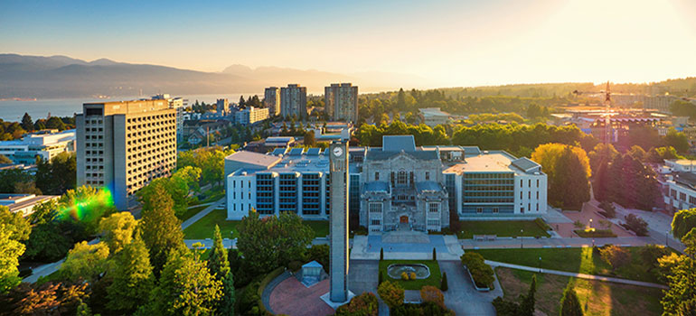 The UBC campus.