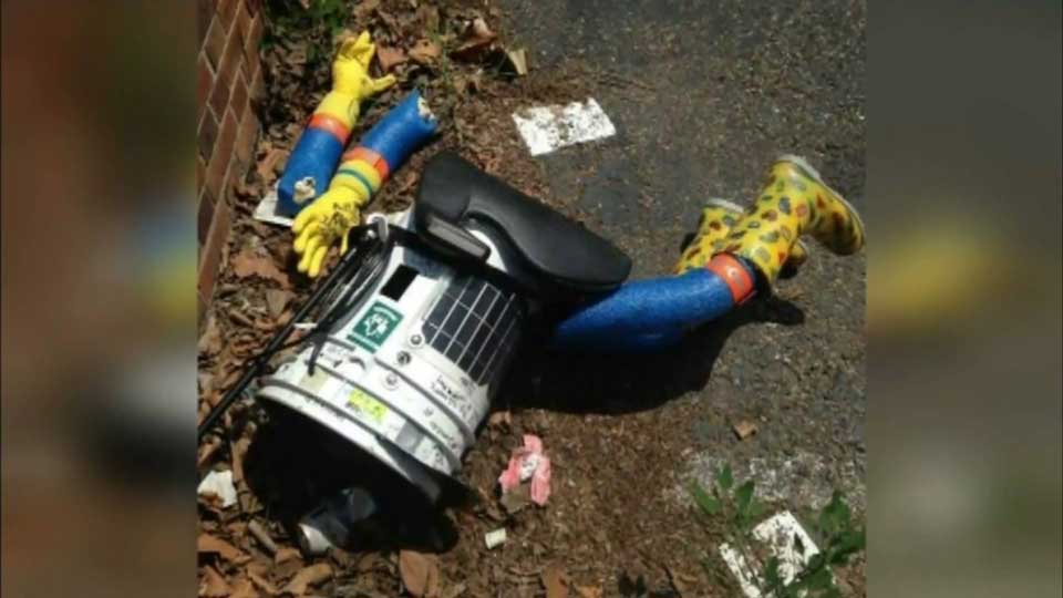 At some point late Friday night, along the oldest street in Philadelphia, humanity failed hitchBOT. The image of the dismembered robot has now gone viral.