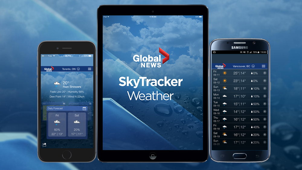 The Global News SkyTracker app is available for iOS and Android devices. 