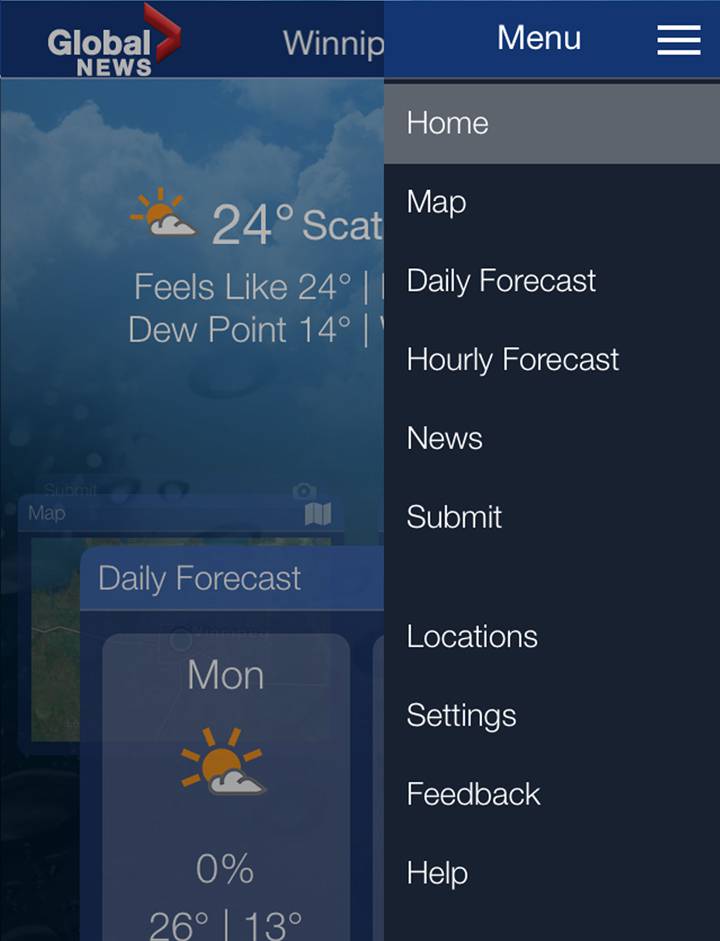 Global News launches new weather app - image