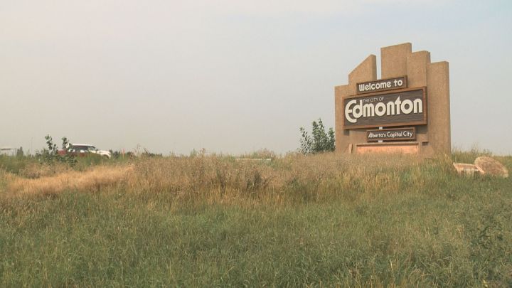 The "Welcome to Edmonton" signs will remain as they are.
