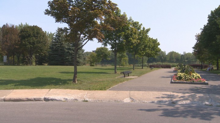 The site where Pitre proposes the beach should be, Tuesday, September 1, 2015.