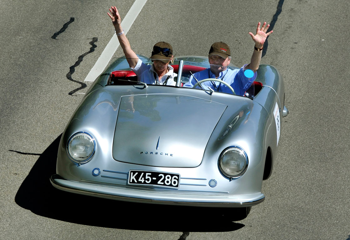 Porsche sales are up a 30 per cent so far this year in Canada. "Yes, times are tough."