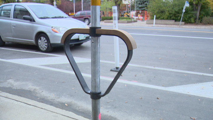Conversion of 250 old parking meters into bicycle racks starts in Saskatoon. 