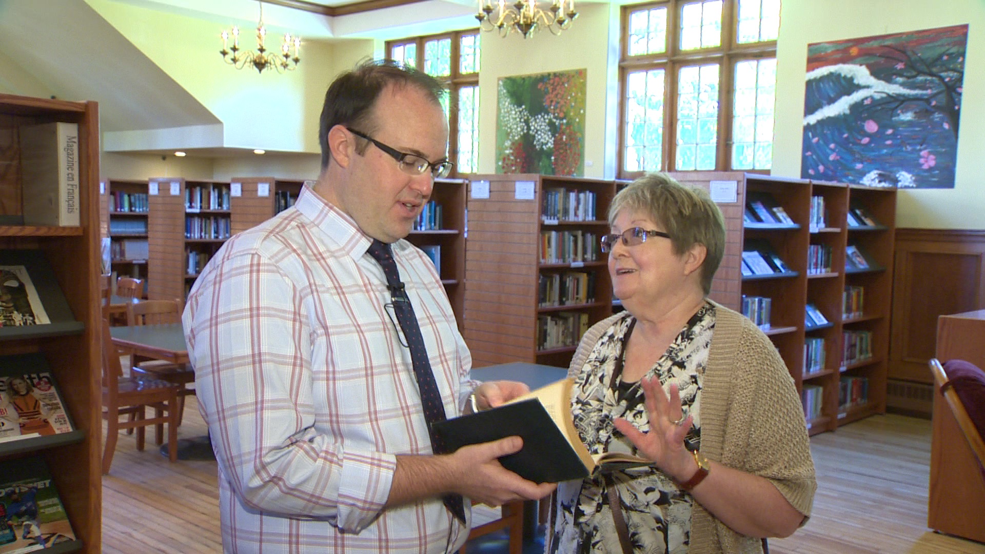 Sussex woman returns library book to Rothesay Netherwood after signing ...
