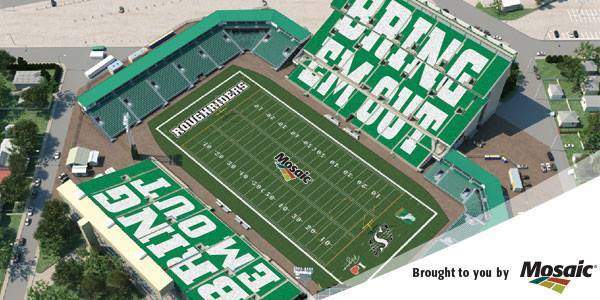 The Roughriders will also be producing a fan participation card stunt during the pre-game player introduction.