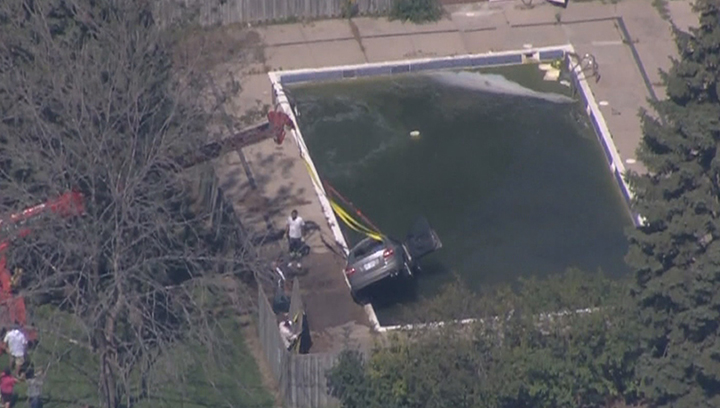 Elderly woman rescued after crashing car into pool in Toronto - Toronto ...