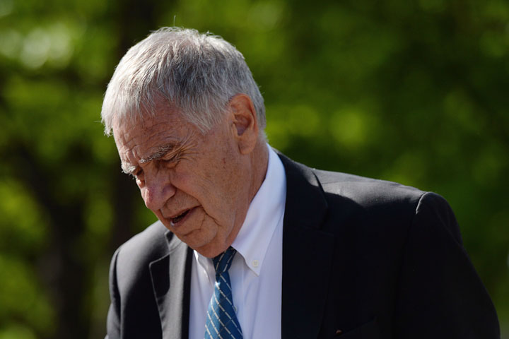 Bruce Carson, the former adviser to Prime Minister Stephen Harper, arrives to court in Ottawa on Monday, June 2, 2014. Carson is in court for influence-peddling charges.