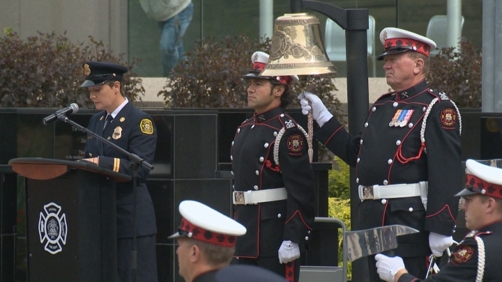 Ceremony honours fallen Calgary firefighters | Globalnews.ca