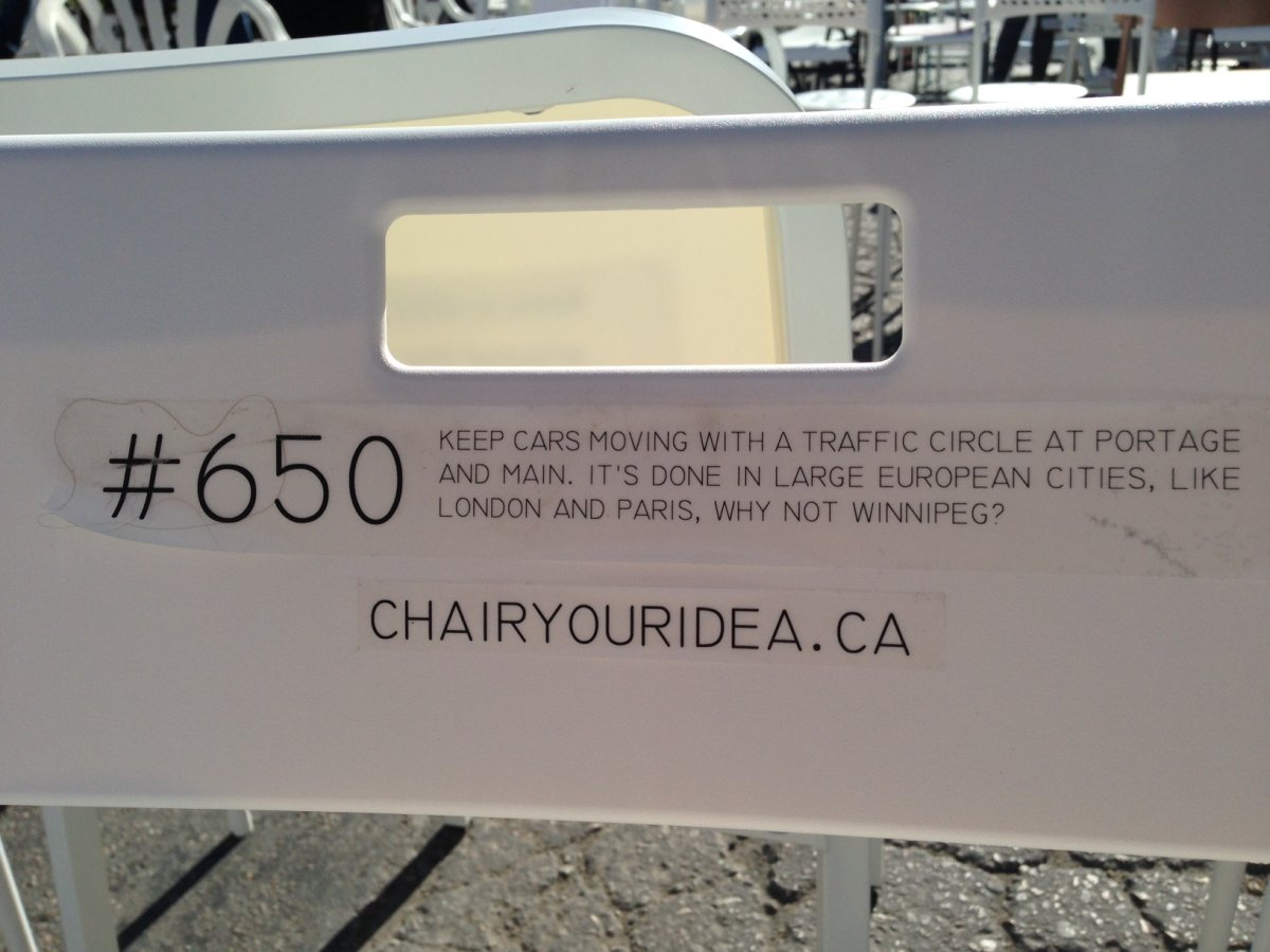 Chair Your Idea event takes over Winnipeg. 