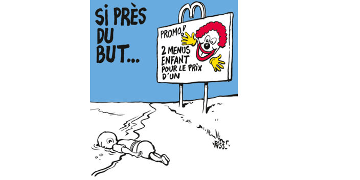 ‘Charlie Hebdo’ criticized for Alan Kurdi, refugee crisis cartoons - image