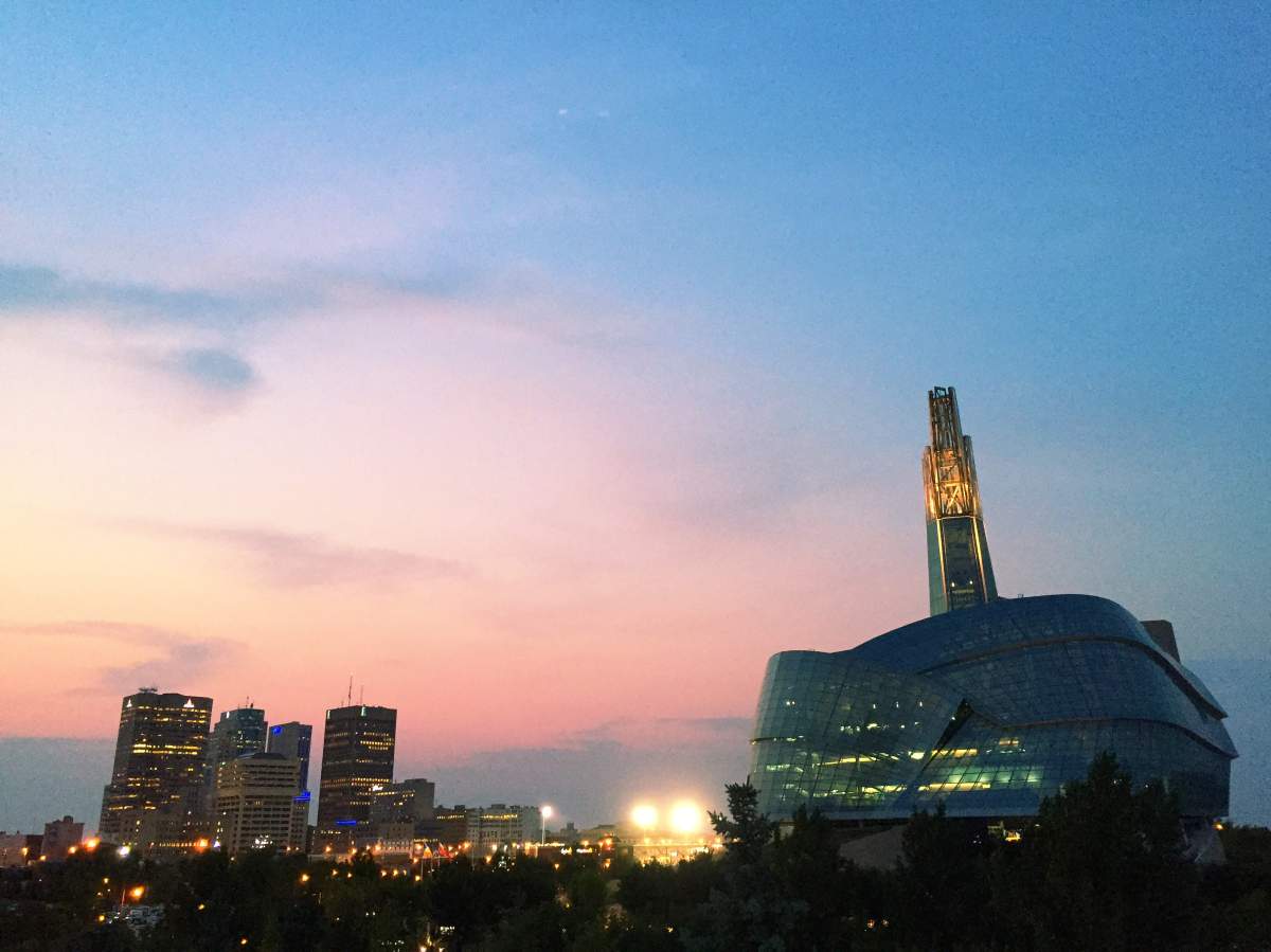 The Canadian Museum for Human Rights.