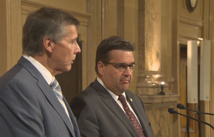 Montreal Mayor Denis Coderre outlines the city's priorities in the wake of the federal election, Wednesday, September 2, 2015.