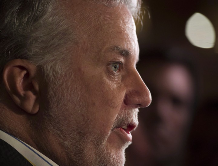 Quebec Premier Philippe Couillard.