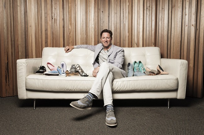 Shoes.com co-founder and CEO Roger Hardy is seen in this undated handout photo. The online footwear and apparel retailer has announced a two-hour delivery service on hundreds of footwear products.