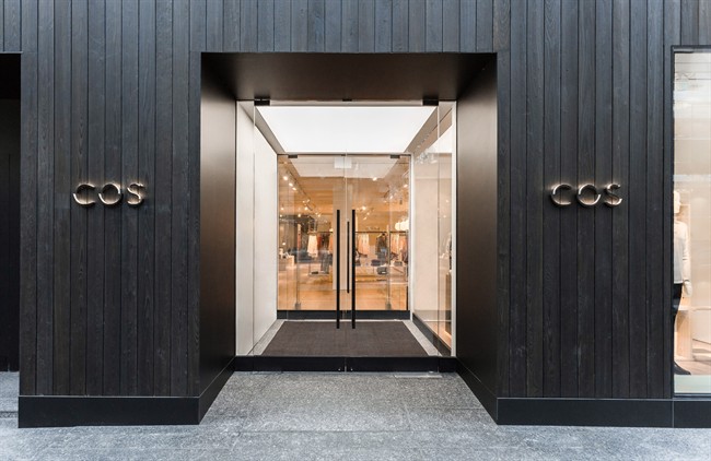 The exterior of the COS boutique in Toronto is seen in this undated handout photo. 