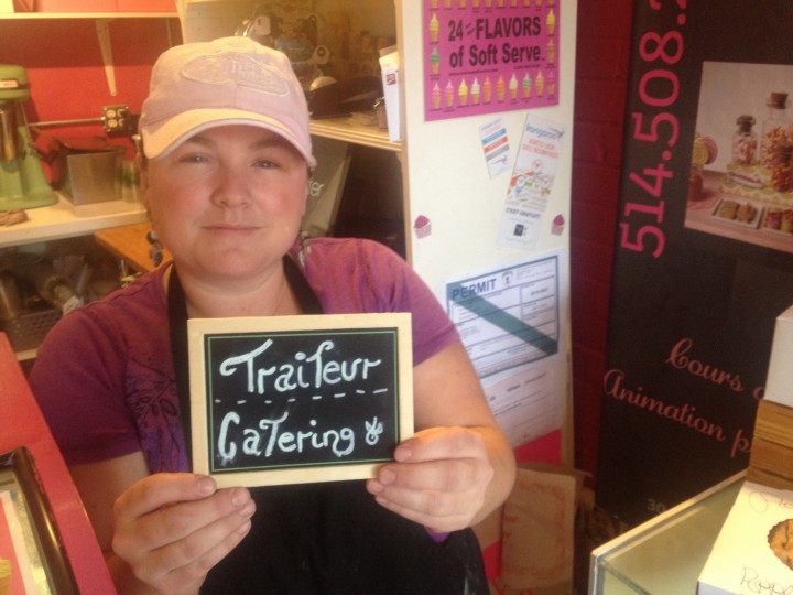 The sign in question, Monday, September 28, 2015.