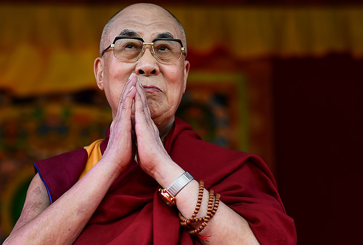 The Dalai Lama pictured on June 29, 2015. 