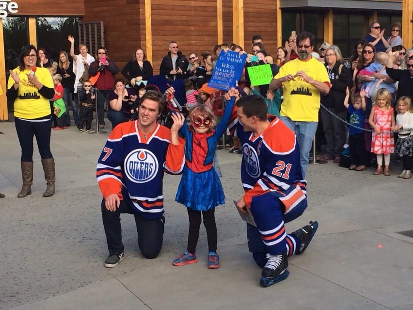 SpiderMable saves the City of Edmonton from evil!.