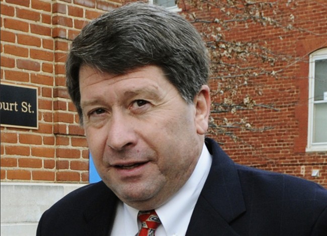 In this March 12, 2009, file photo, Peanut Corporation of America's former president Stewart Parnell arrives at a federal court in Lynchburg, Va. 