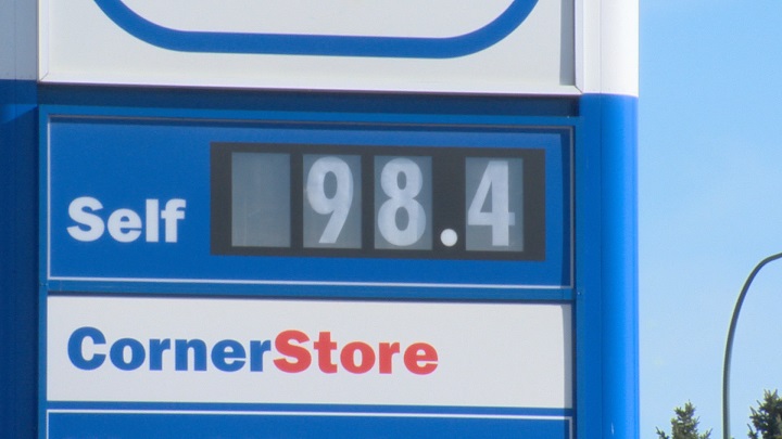 Gas prices drop below a dollar in Lethbridge.