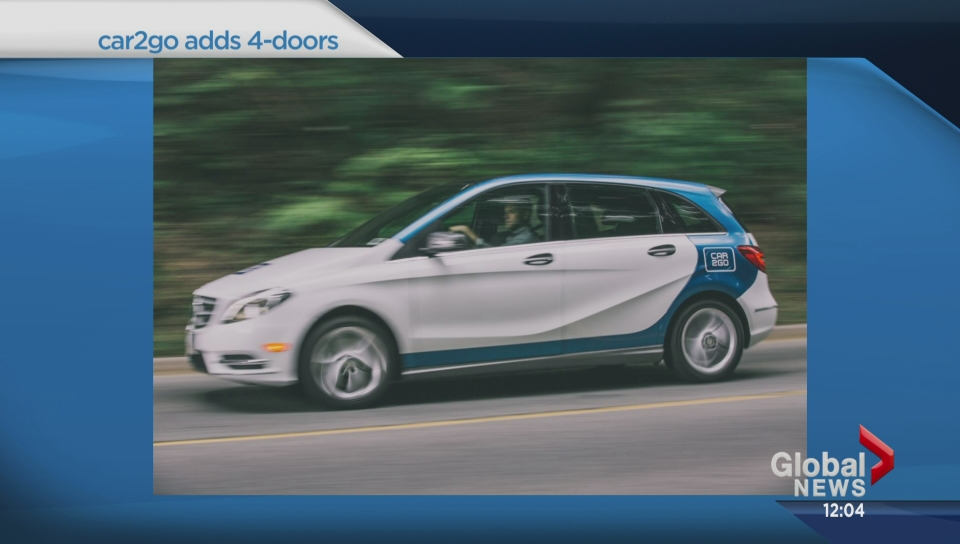 Car2go adds 4-door Mercedes to its Calgary fleet - image
